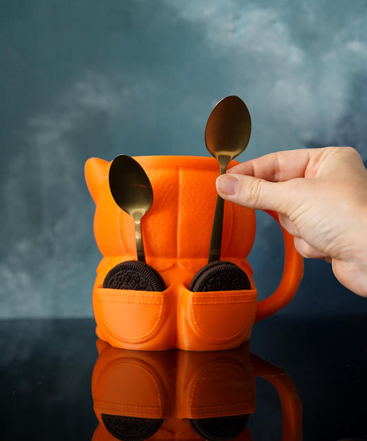 Portavasos para helado Corgi | Kevin el Corgi | Decoración otoñal de calabaza | Funda para helado adorable | Idea de regalo otoñal