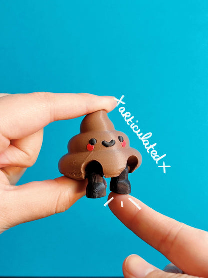 Juguete articulado y con clicker para caca: divertido juguete antiestrés y llavero