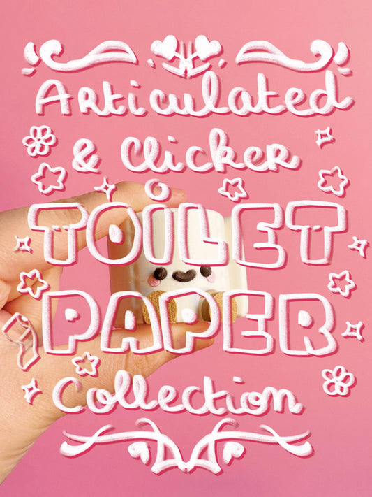 Papel higiénico articulado con clicker: juguete antiestrés y llavero