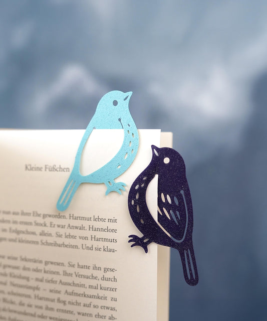 Marcapáginas de animales adorables | Pájaro, búho, mariposa y polilla | Marcapáginas de impresión rápida | Marcapáginas ligero y delgado | Regalo para amantes de la lectura