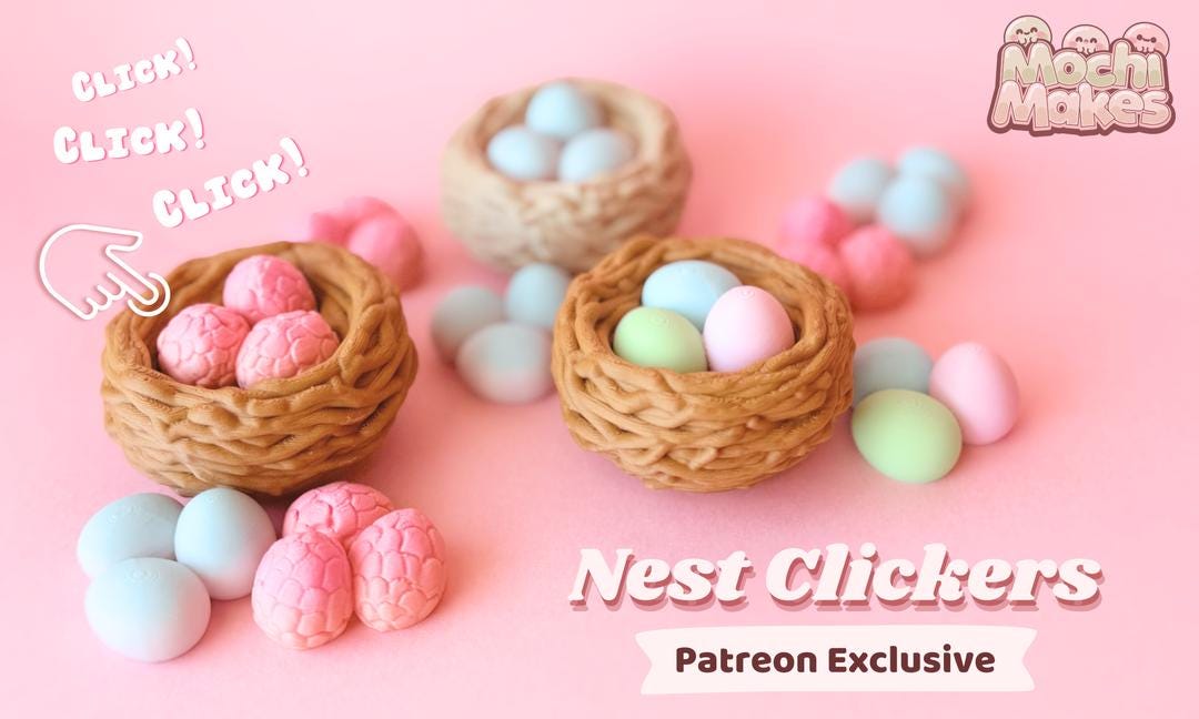 Nest Clickers – Juguete de clic con forma de huevo