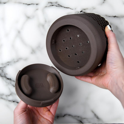 Maceta de celosía de 12 cm con drenaje | Maceta moderna con textura | LeHa Designs | Maceta para suculentas y plantas de interior