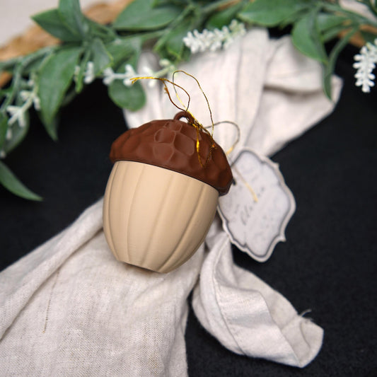 Acorn Box and Napkin Ring | 2-in-1 Acorn Decor | LeHa Designs | Woodland Table Decor | Christmas & Autumn Accent