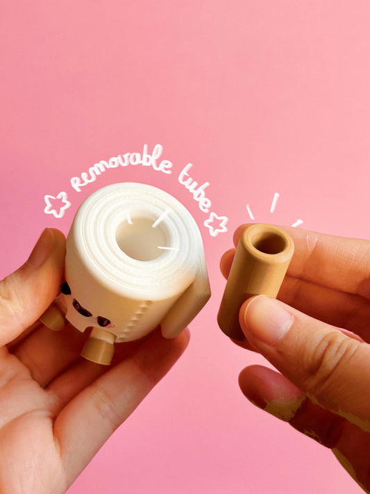 Papel higiénico articulado con clicker: juguete antiestrés y llavero