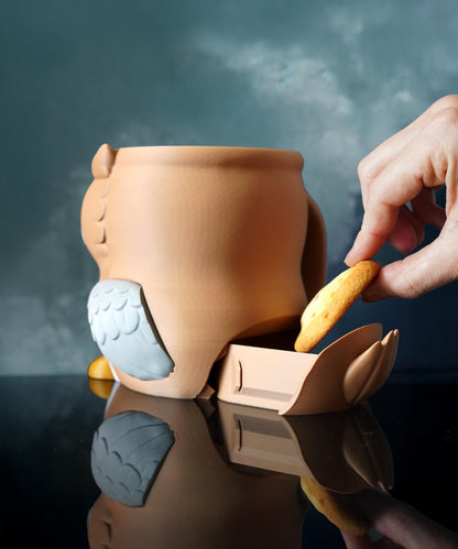 Owl Ice Cream Pint Holder | Owlfonso the Owl | Cute Ice Cream Cozy | Owl Kitchen Decor | Ice Cream Lover Gift