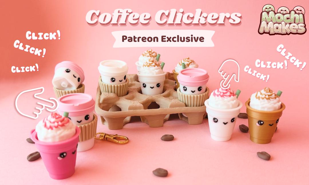 Coffee Clickers – Lindo clicker con forma de taza de café