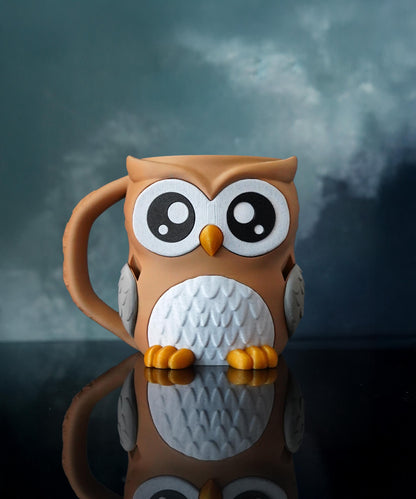 Owl Ice Cream Pint Holder | Owlfonso the Owl | Cute Ice Cream Cozy | Owl Kitchen Decor | Ice Cream Lover Gift