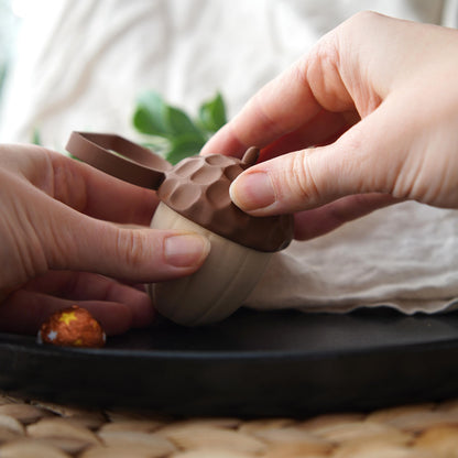 Acorn Box and Napkin Ring | 2-in-1 Acorn Decor | LeHa Designs | Woodland Table Decor | Christmas & Autumn Accent