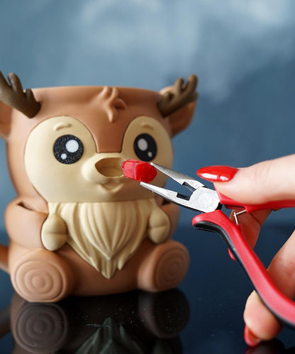 Reindeer Ice Cream Pint Holder | Rudy the Reindeer | Festive Ice Cream Cozy | Christmas Kitchen Decor | Holiday Gift