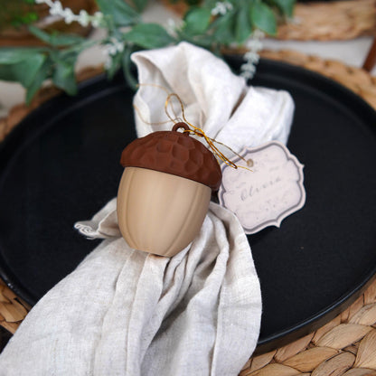 Acorn Box and Napkin Ring | 2-in-1 Acorn Decor | LeHa Designs | Woodland Table Decor | Christmas & Autumn Accent