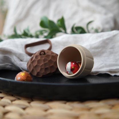 Acorn Box and Napkin Ring | 2-in-1 Acorn Decor | LeHa Designs | Woodland Table Decor | Christmas & Autumn Accent